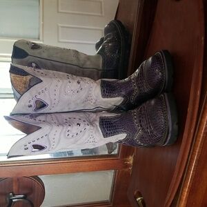 Purple Heart Pull Tab Ariat Baby Bucks